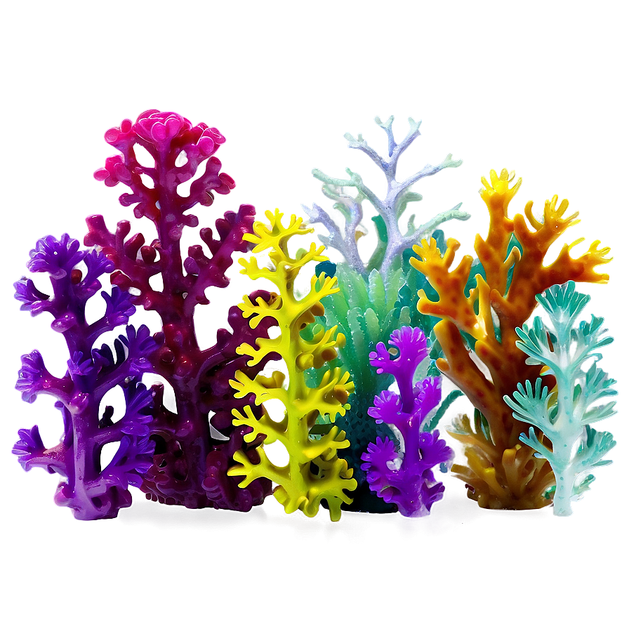 Colorful Coral Reef Seaweed Png 05242024 PNG Image