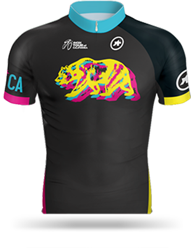 Colorful Cycling Jersey Design PNG Image