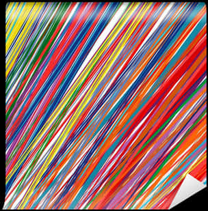 Colorful Diagonal Stripes Abstract PNG Image