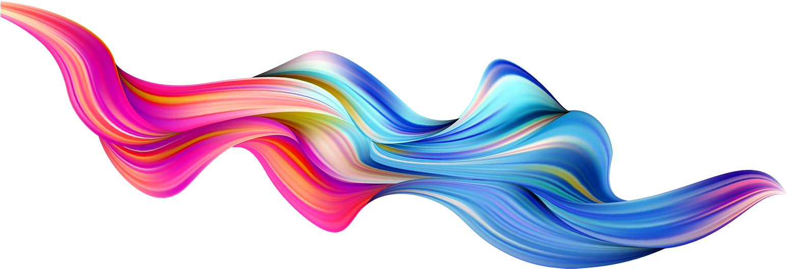 Colorful Digital Wave Spectrum PNG Image