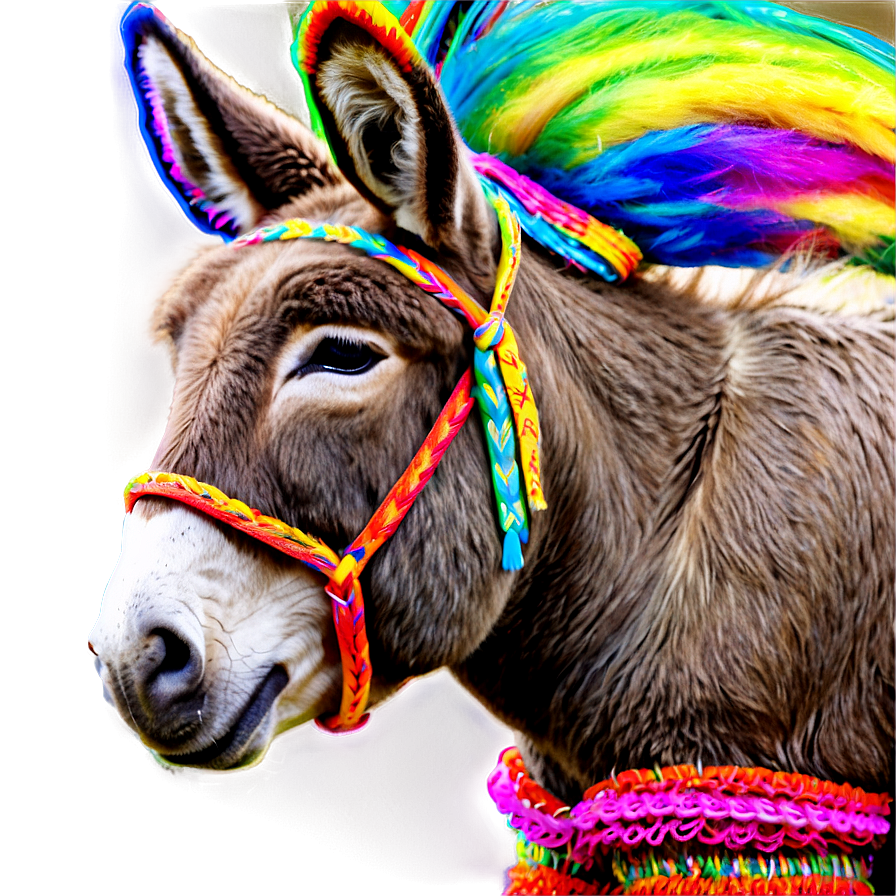 Colorful Donkey Png 17 PNG Image