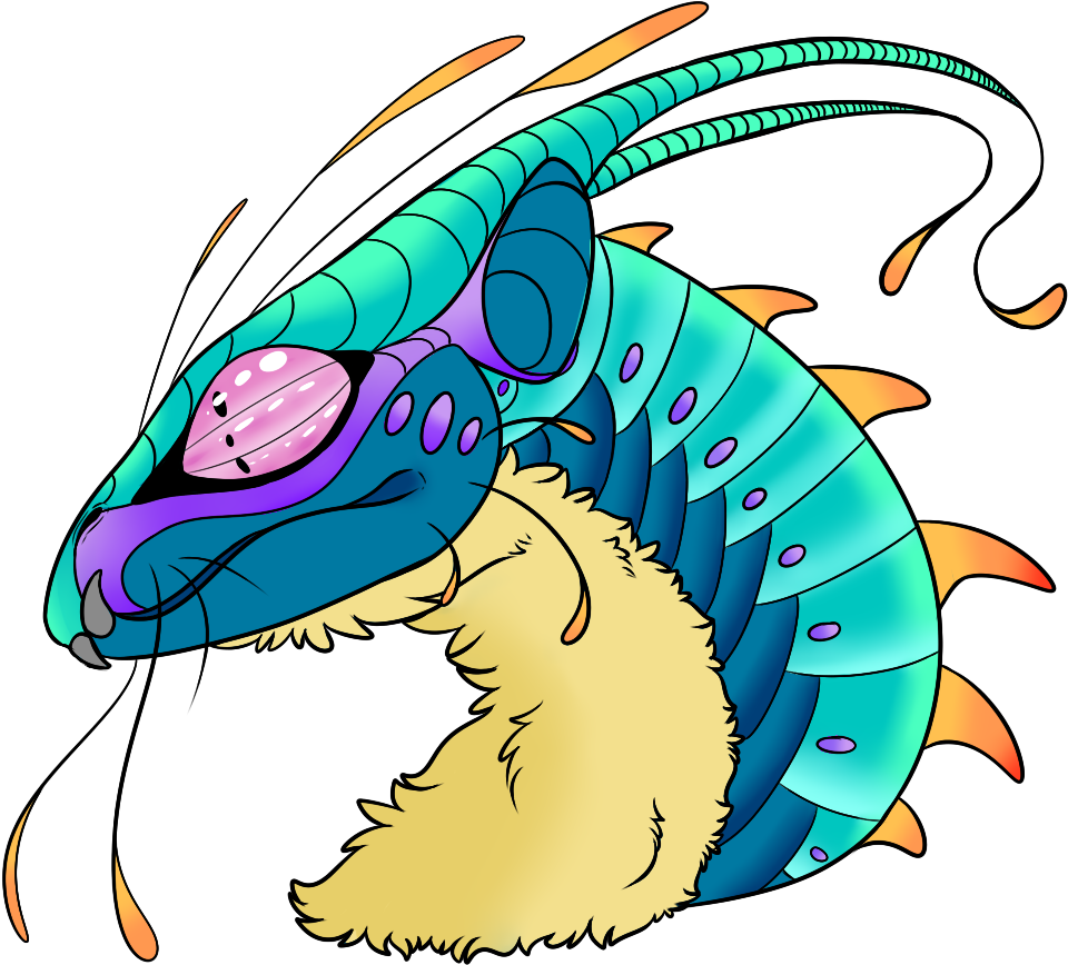 Colorful Dragon Illustration Wings Of Fire PNG Image