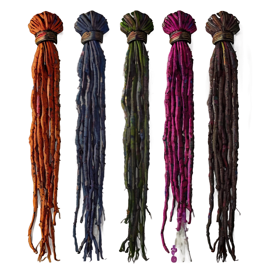 Colorful Dreads Ideas Png Xjv PNG Image