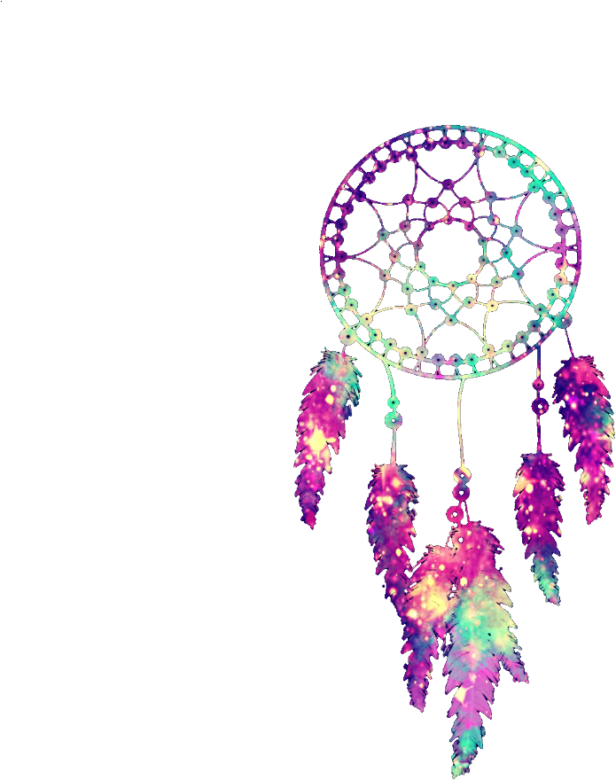 Colorful Dreamcatcher Artwork PNG Image