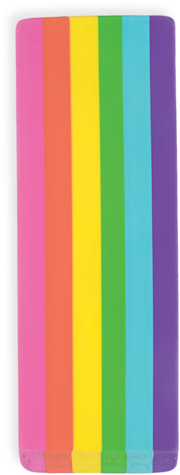 Colorful Eraser Stripes PNG Image