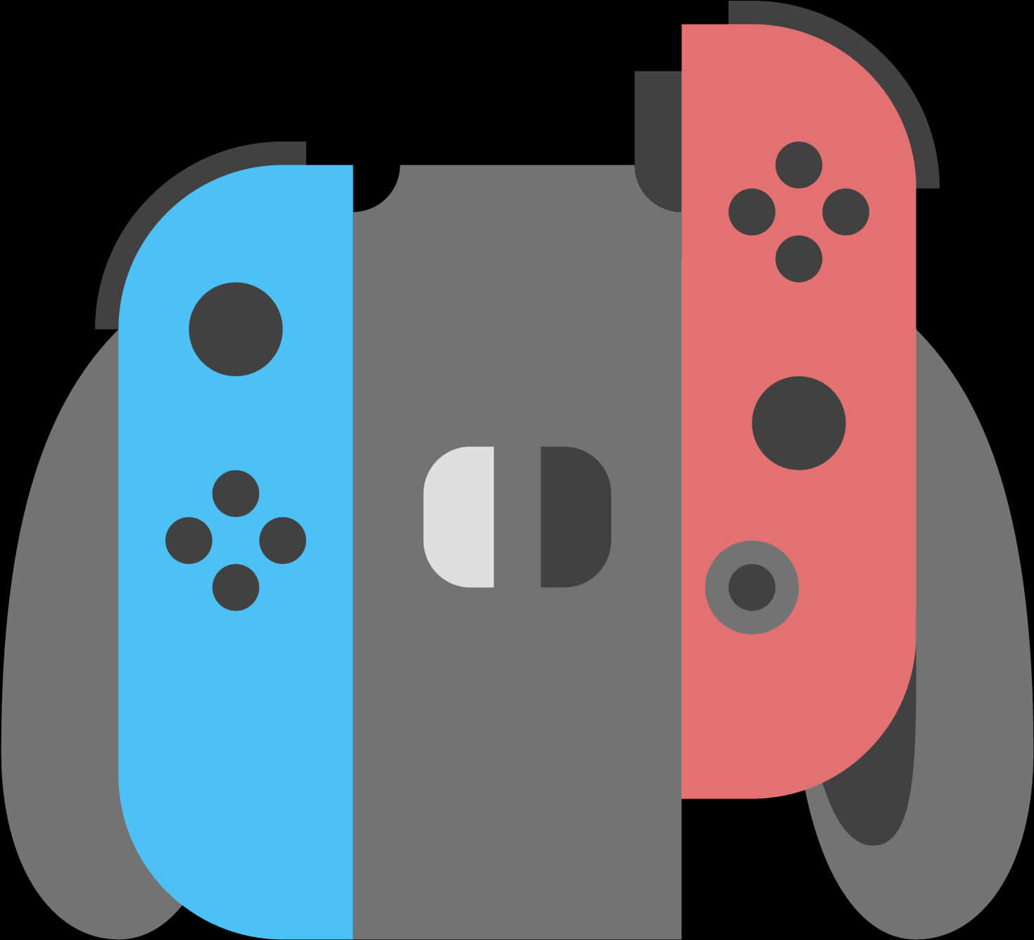 Colorful Game Controller Icon PNG Image