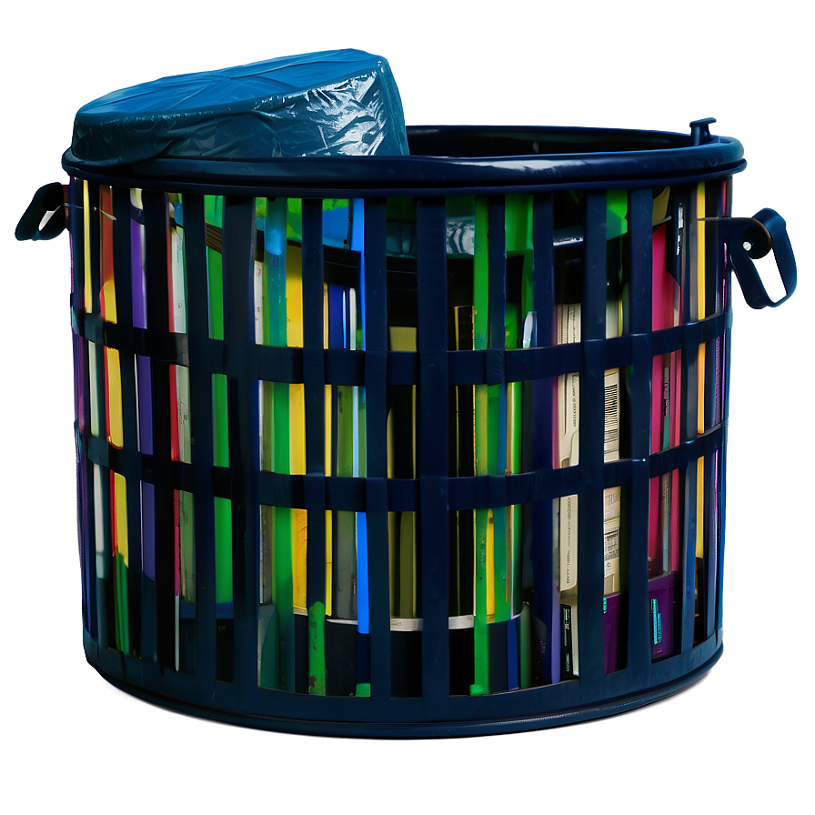 Colorful Garbage Can Png Mgy PNG Image