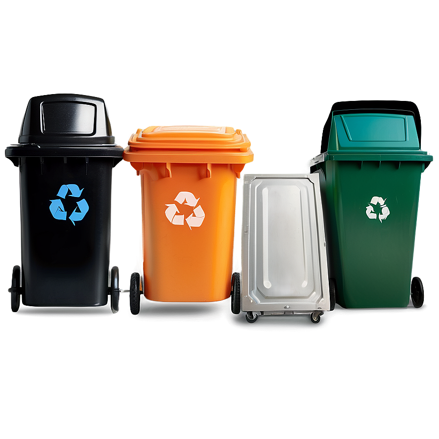 Colorful Garbage Can Png Ypr PNG Image