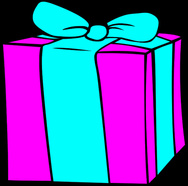 Colorful Gift Box Illustration PNG Image