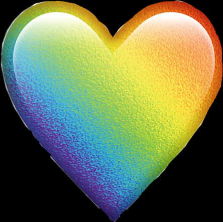 Colorful Gradient Heart Emoji PNG Image