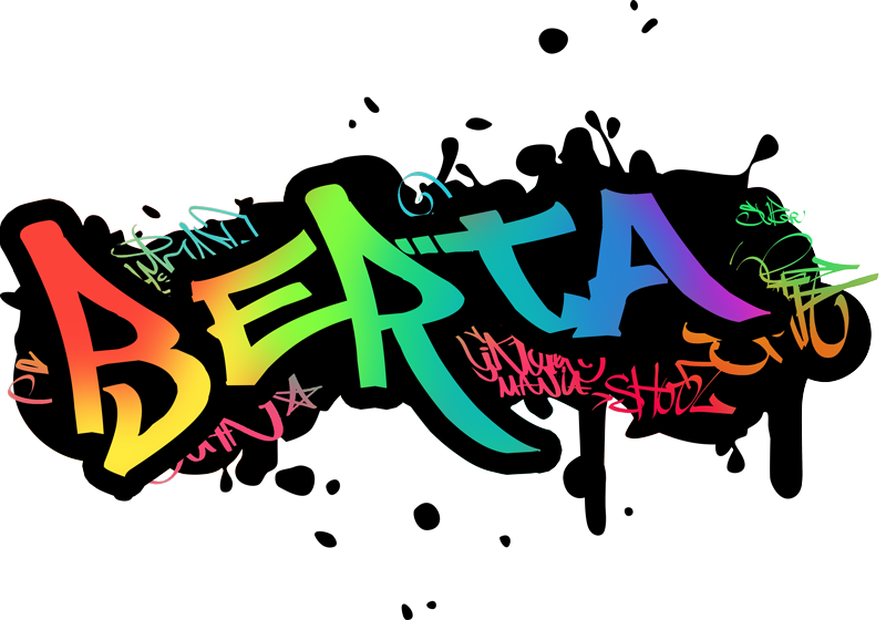 Colorful_ Graffiti_ Style_ Beata_ Text PNG Image