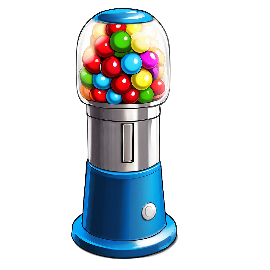 Colorful Gumball Machine Png 06292024 PNG Image