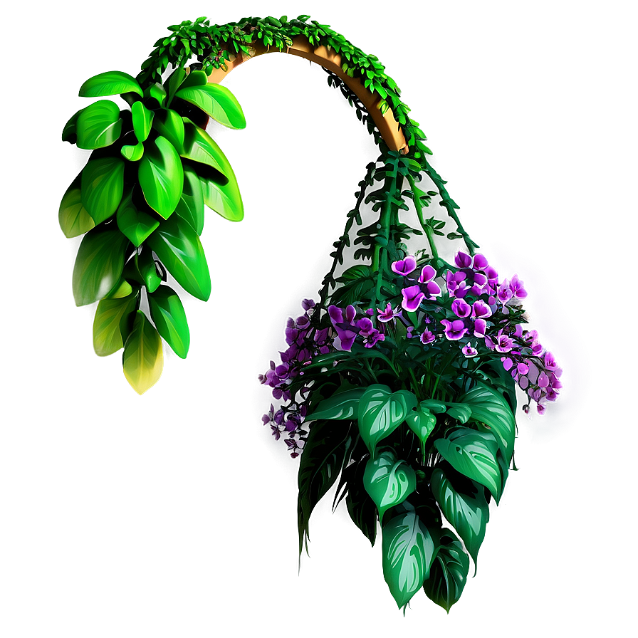 Colorful Hanging Plant Png Xqi PNG Image