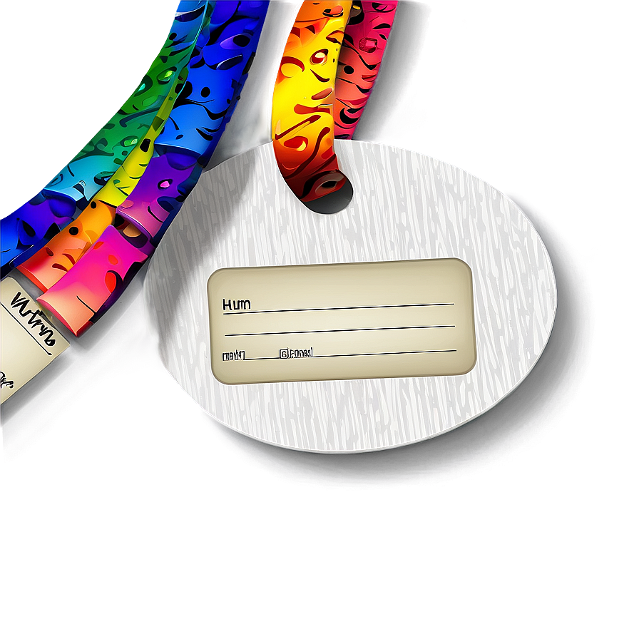 Colorful Hello My Name Is Tag Template Png 05252024 PNG Image