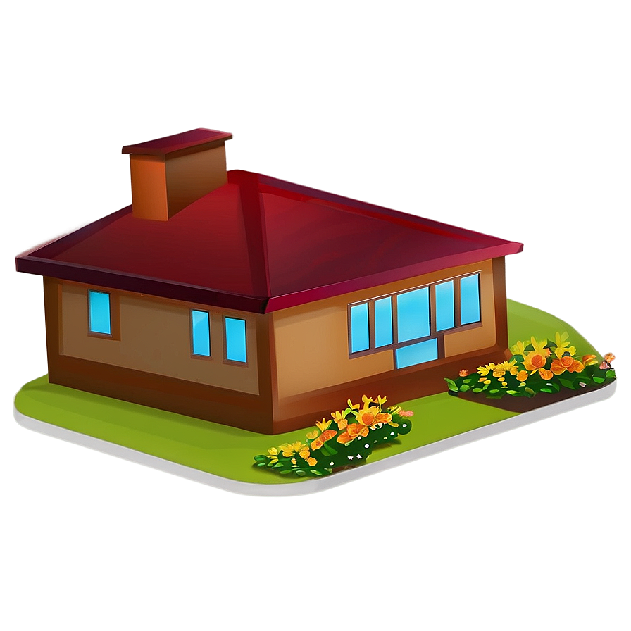 Colorful House Emoji Png Kpg15 PNG Image