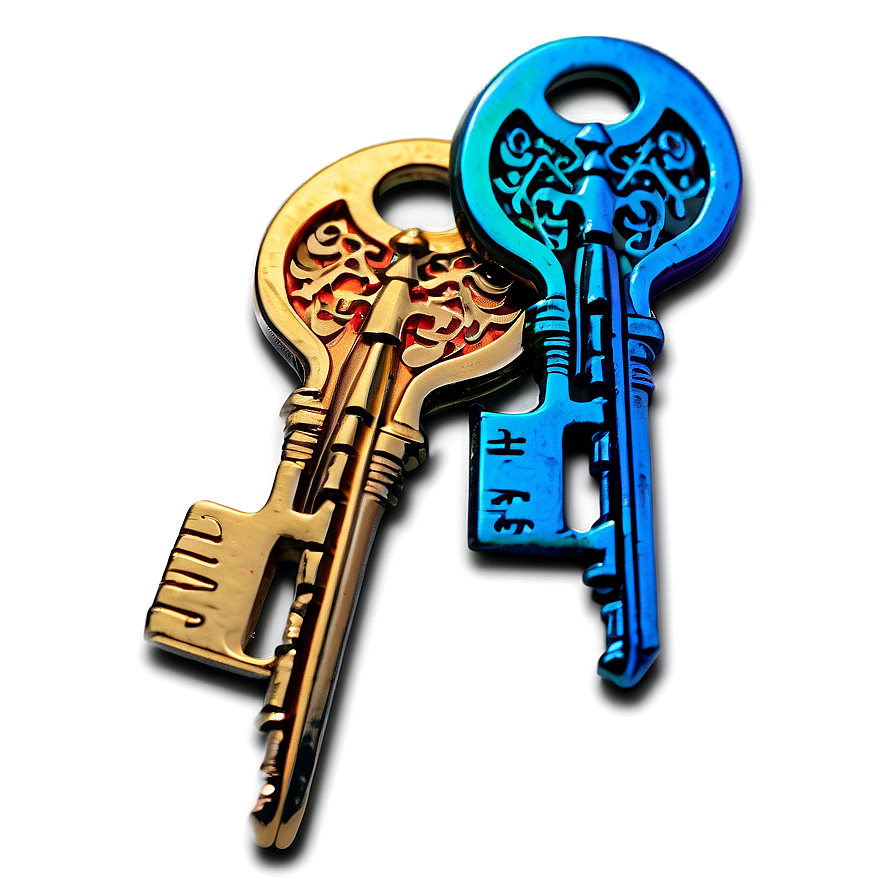 Colorful Keys Png 05242024 PNG Image