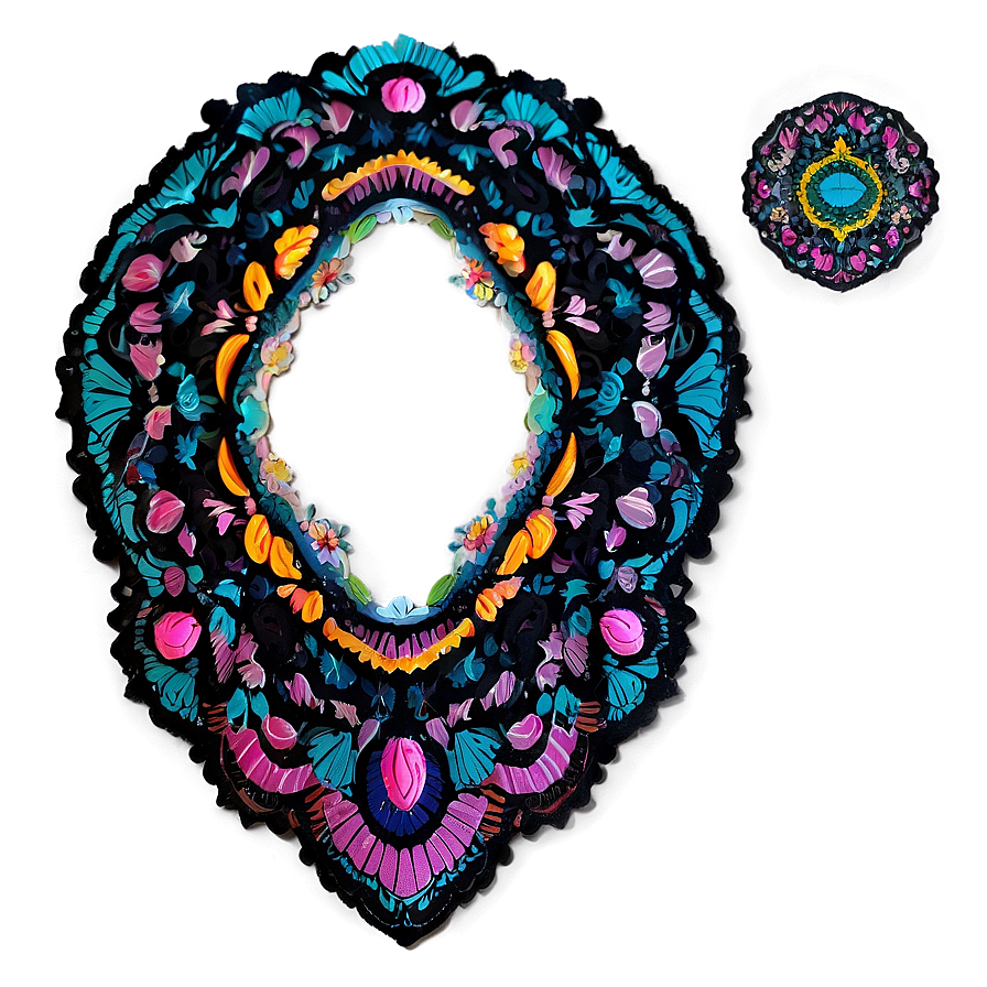 Colorful Lace Circle Png Ree84 PNG Image