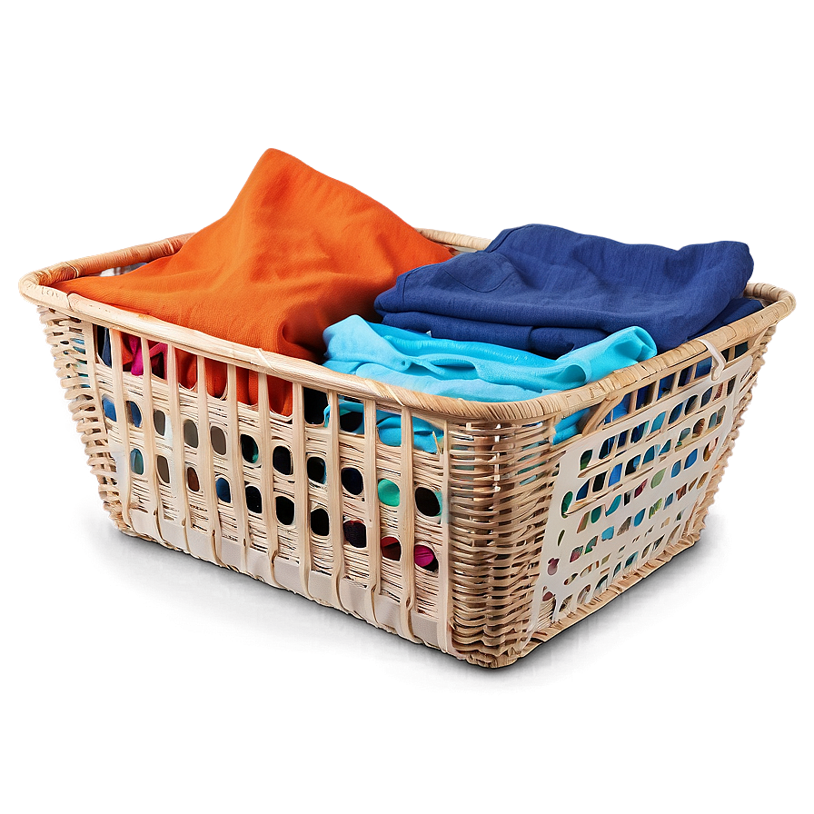 Colorful Laundry Basket For College Png Tvf PNG Image