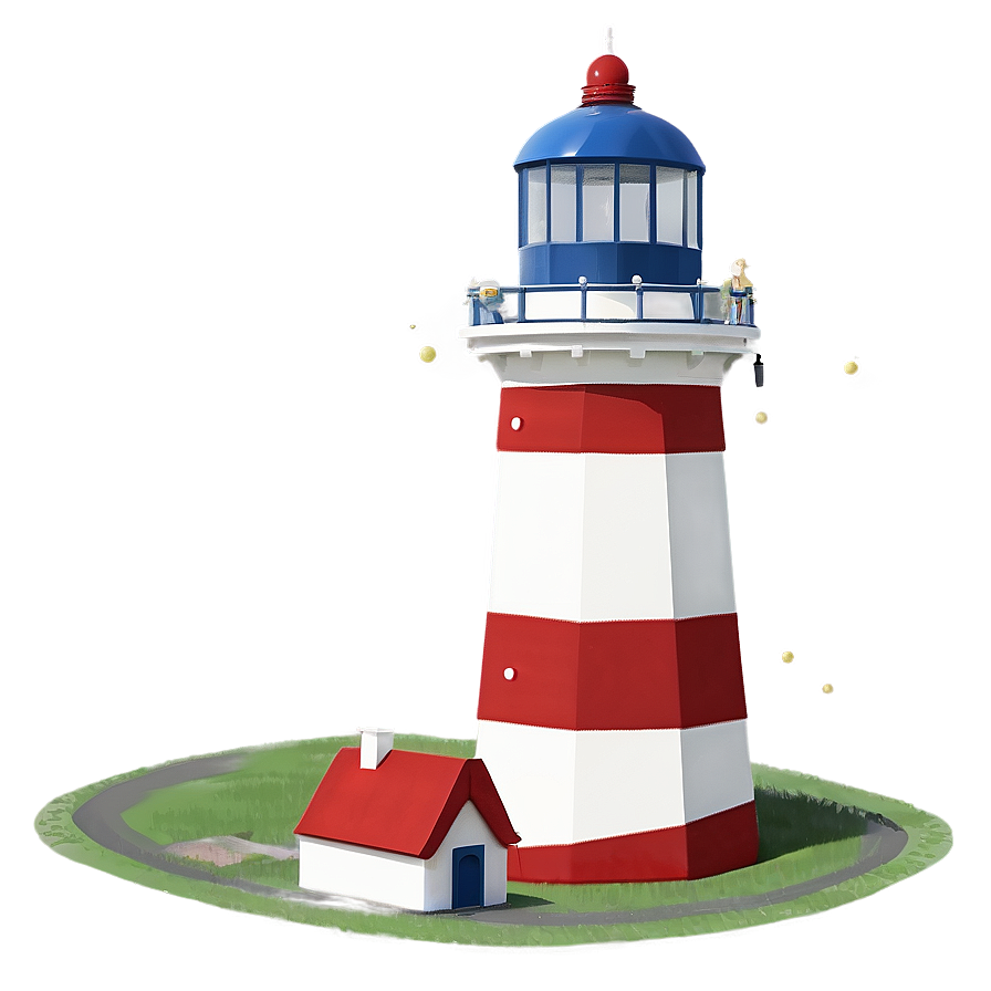 Colorful Lighthouse Png Yvb27 PNG Image