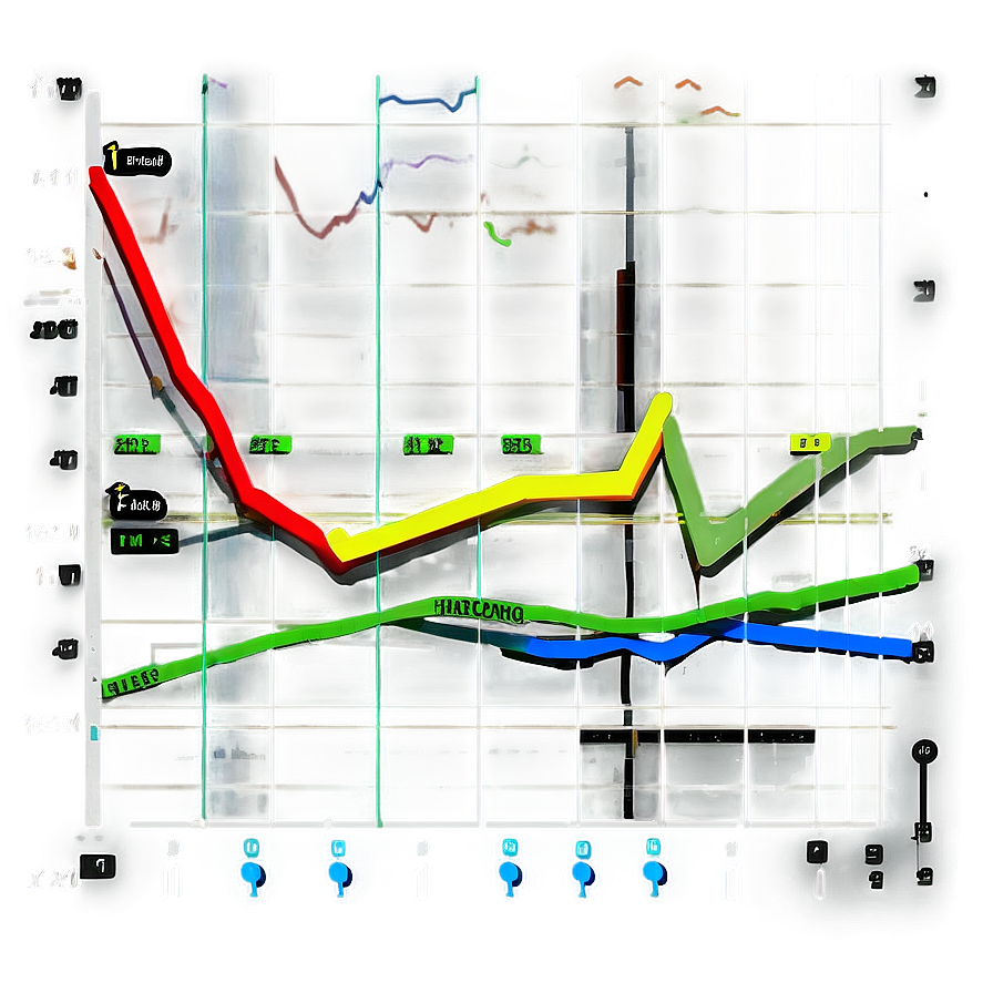 Colorful Line Chart Png Gqb PNG Image