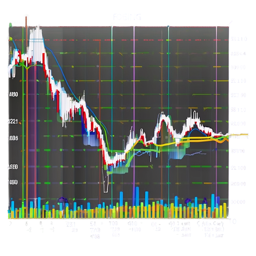 Colorful Line Chart Png Yrd PNG Image