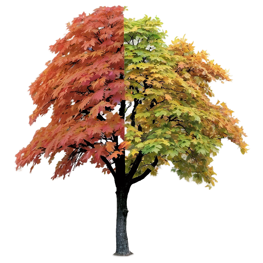 Colorful Maple Trees Png 4 PNG Image