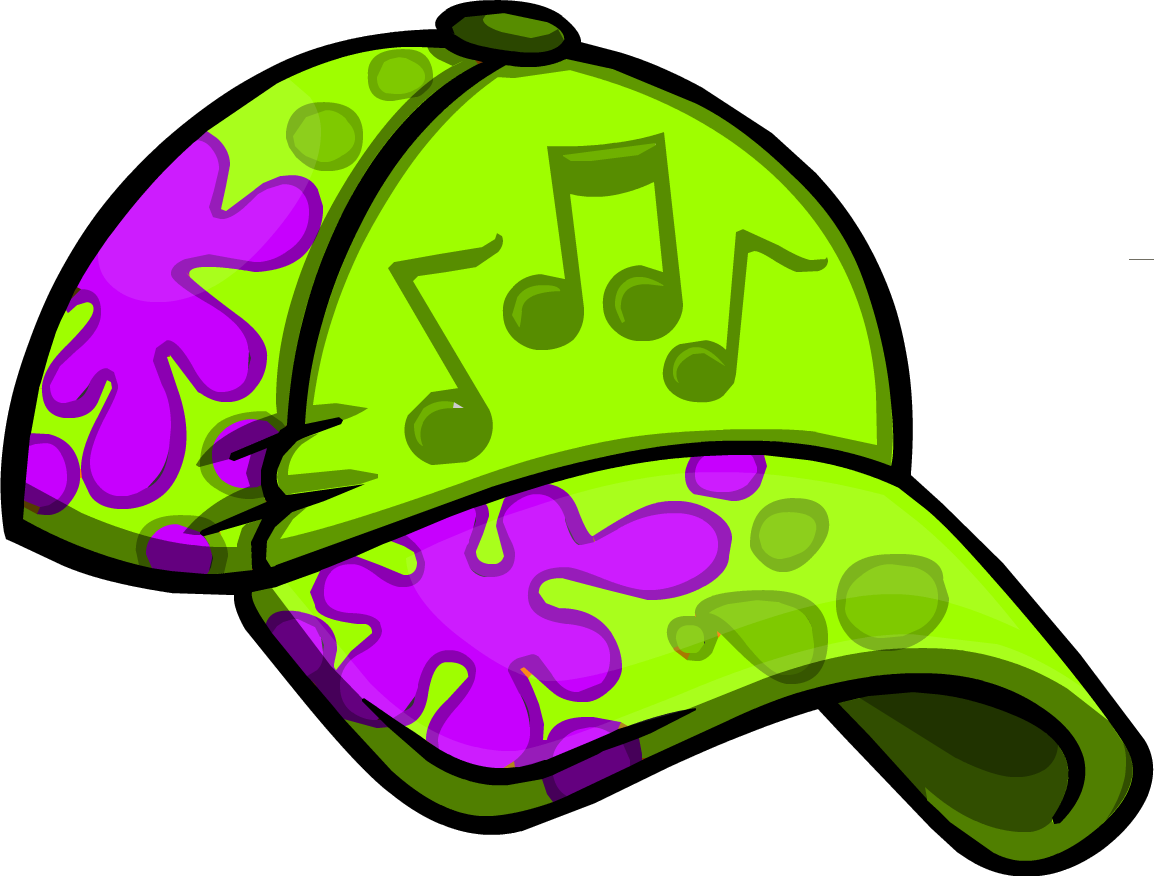 Colorful Musical Note Cap Vector PNG Image