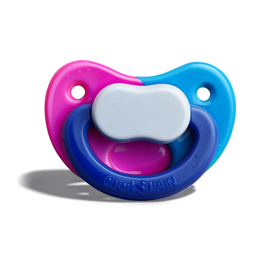 Colorful Newborn Pacifier Png Fej PNG Image