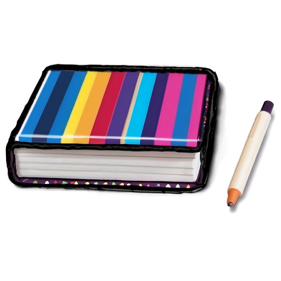 Colorful Notebook Png 66 PNG Image