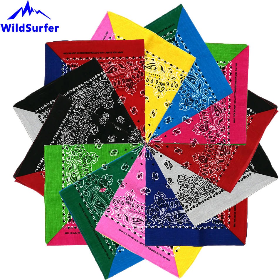 Colorful Paisley Bandanas Collection PNG Image