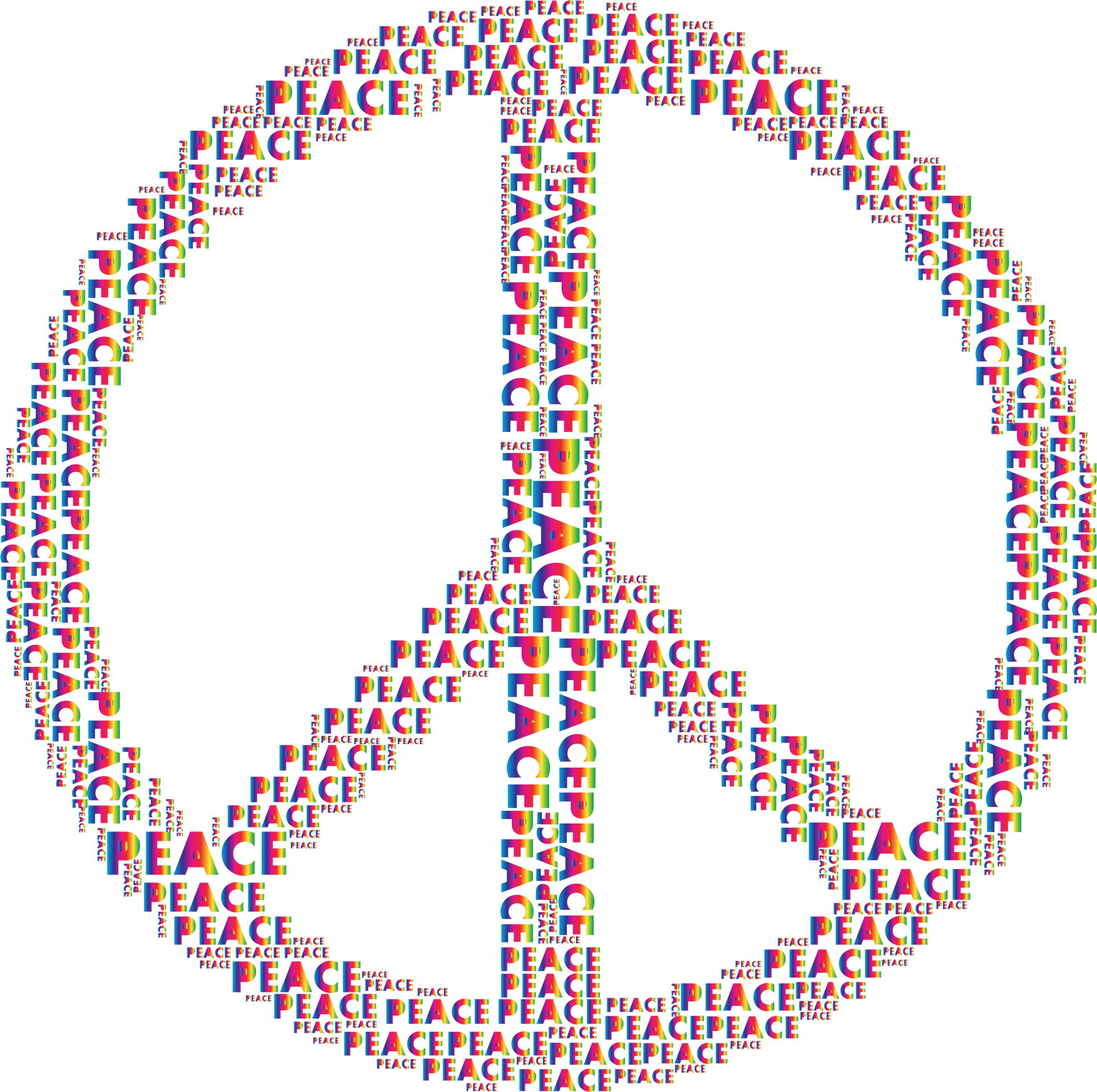 Colorful Peace Sign Spectrum Pattern.jpg PNG Image