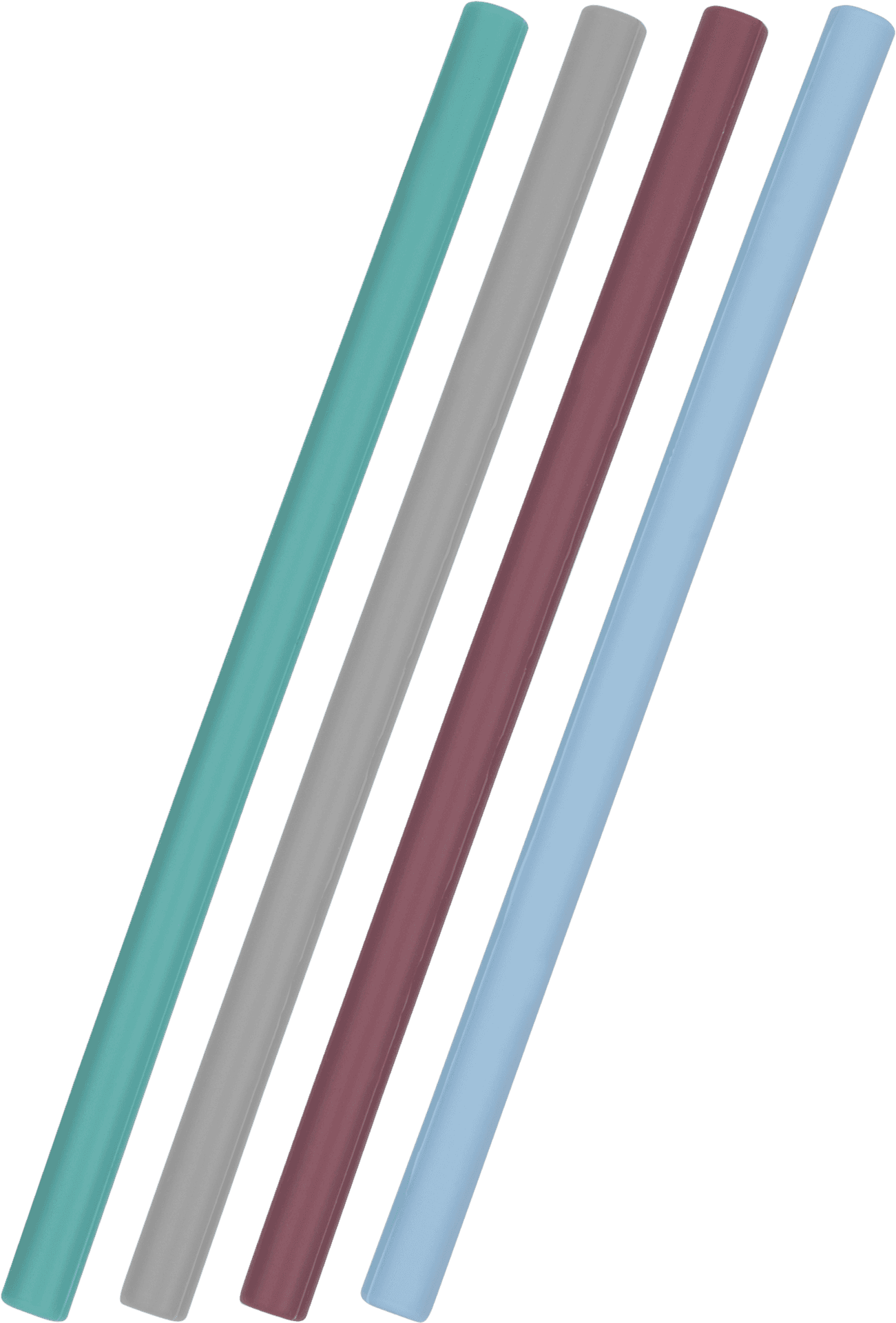 Colorful Plastic Straws PNG Image