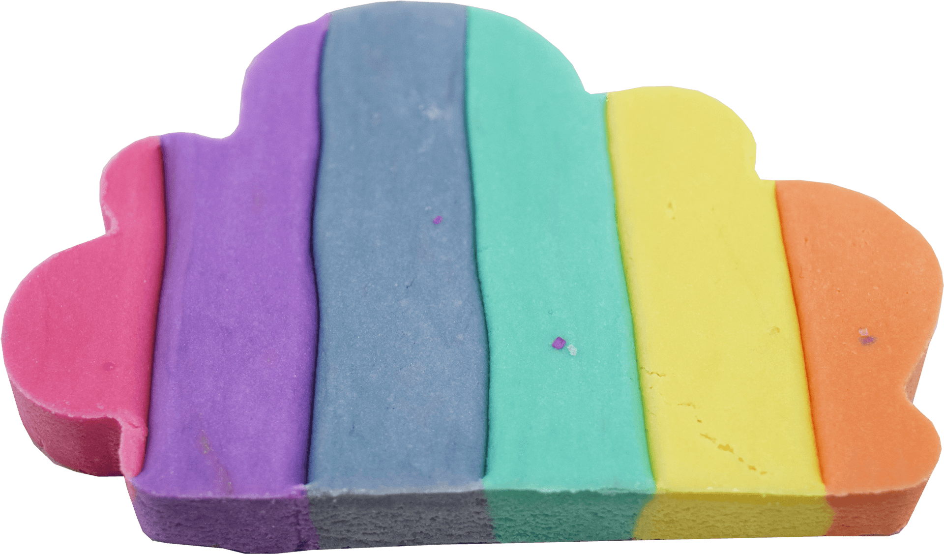 Colorful Play Dough Stack PNG Image