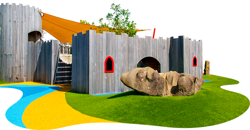 Colorful Playground Fortress PNG Image