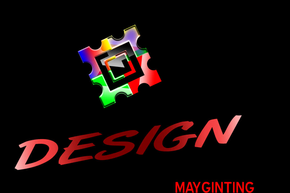 Colorful Puzzle Piece Design Concept PNG Image