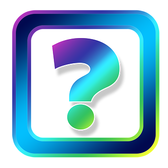 Colorful Question Mark Icon PNG Image