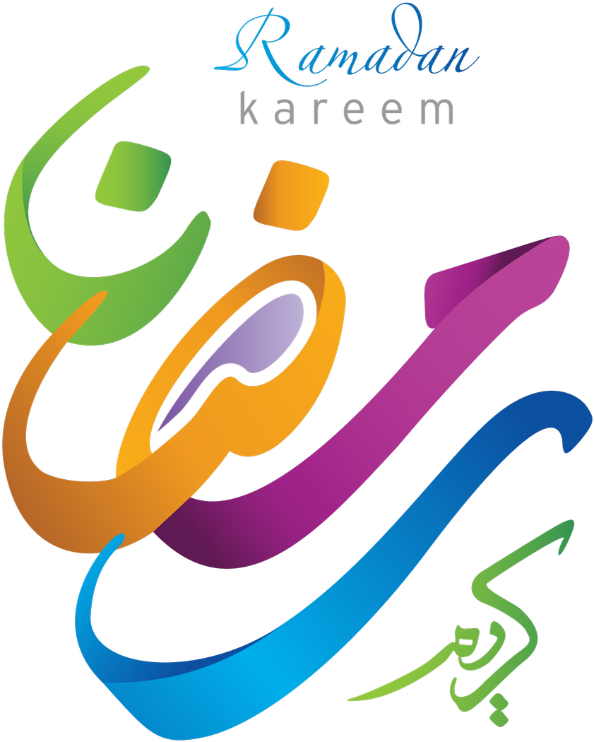 Colorful_ Ramadan_ Kareem_ Greeting PNG Image