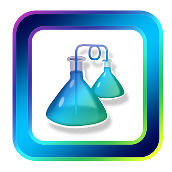 Colorful Science App Icon PNG Image