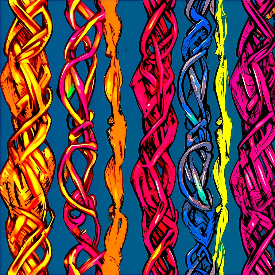 Colorful Scribble Pattern Png Hhr12 PNG Image