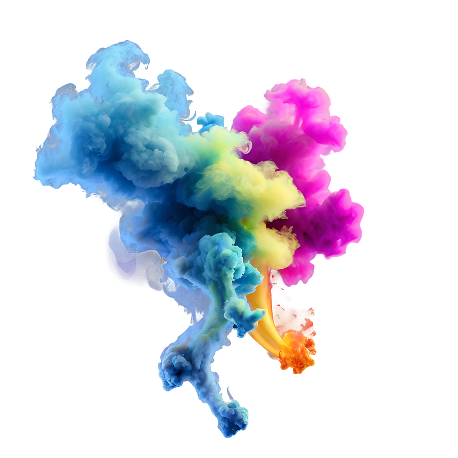 Colorful Smoke B PNG Image