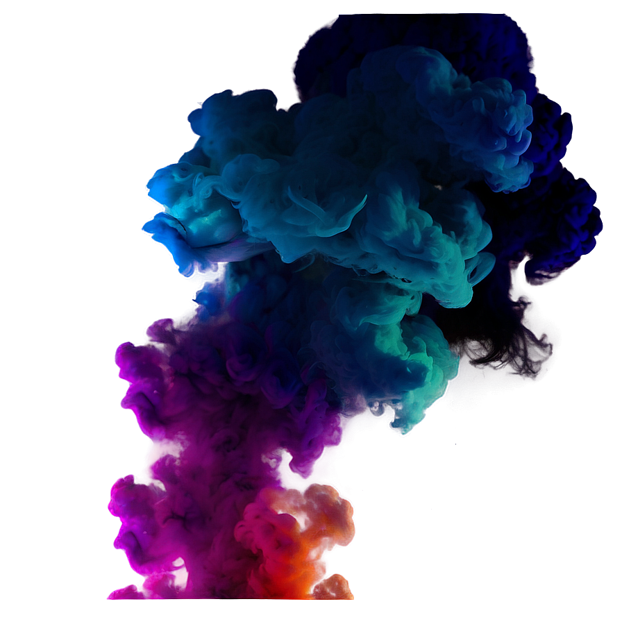 Colorful Smoke C PNG Image