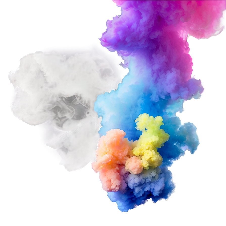 Colorful Smoke Mirage Png Eko35 PNG Image