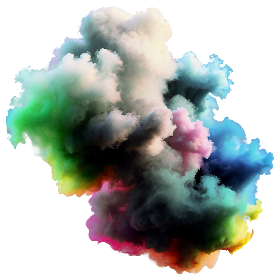 Colorful Smoke Png 9 PNG Image