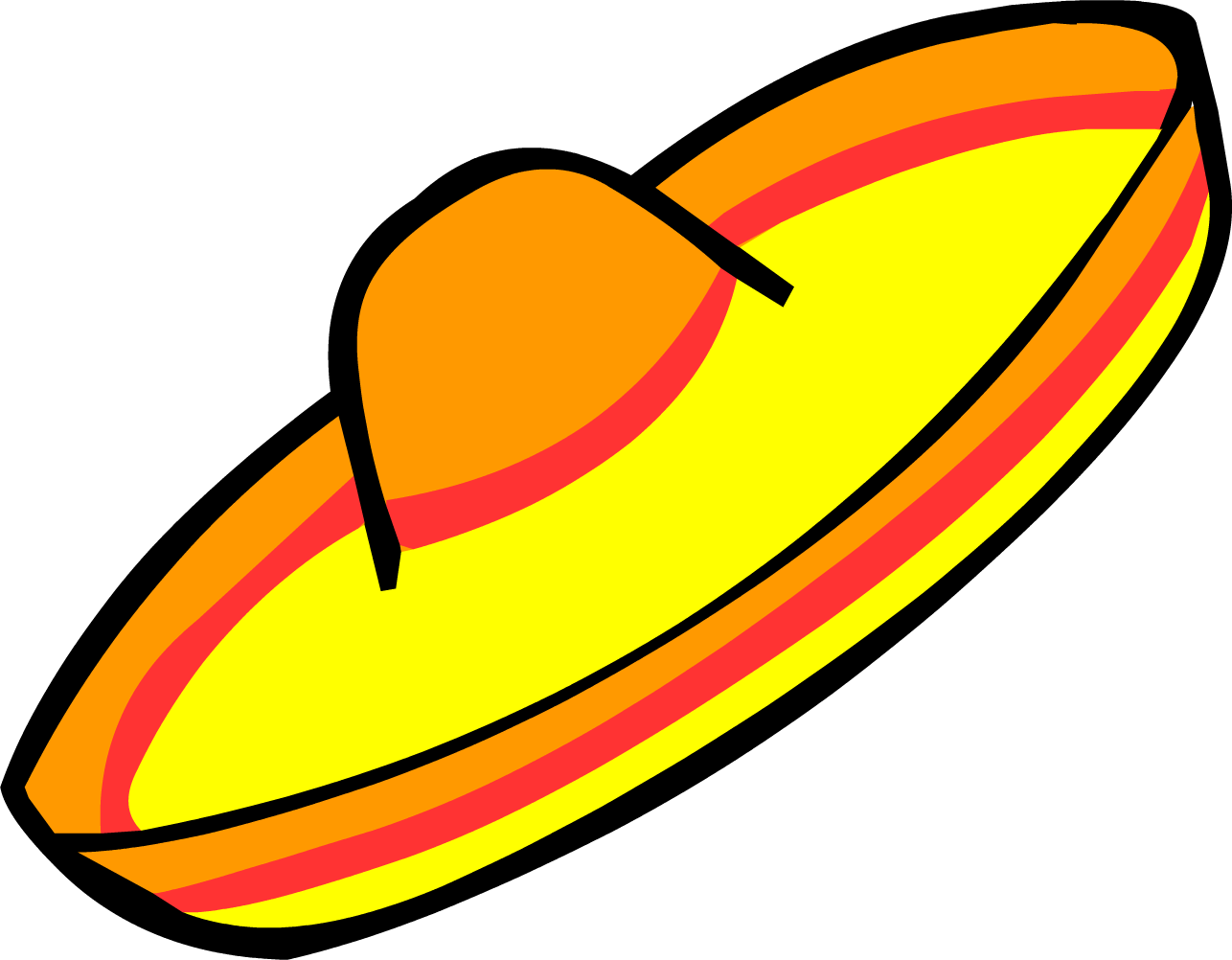 Colorful Sombrero Clipart PNG Image