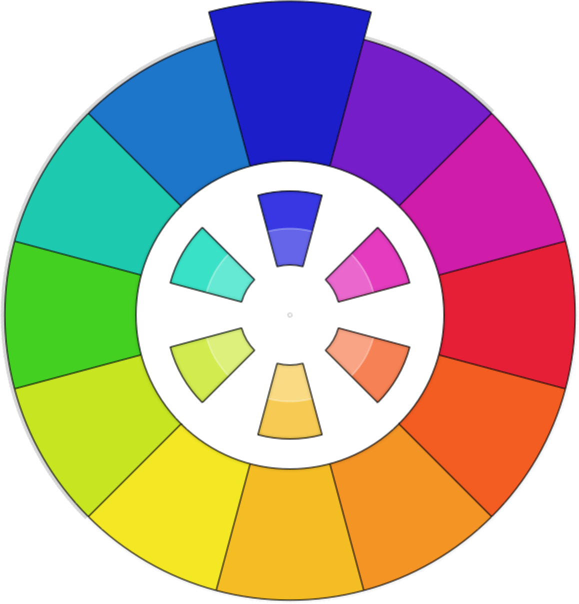 Colorful Spin Wheel Graphic PNG Image