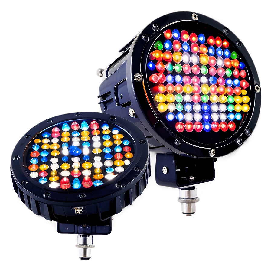 Colorful Stadium Lights Png 16 PNG Image