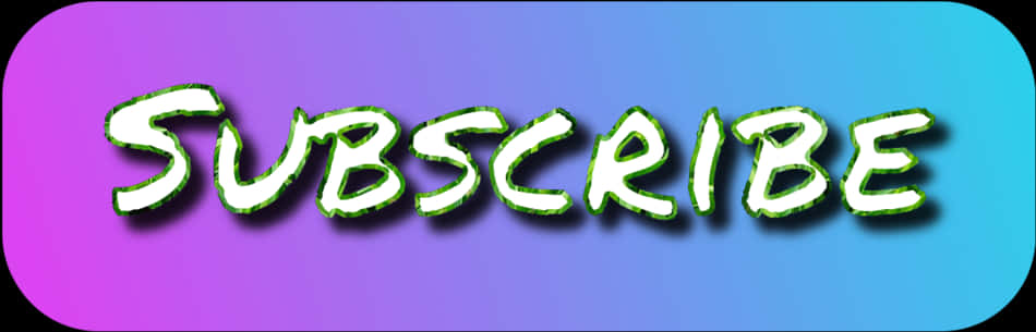 Colorful Subscribe Button PNG Image