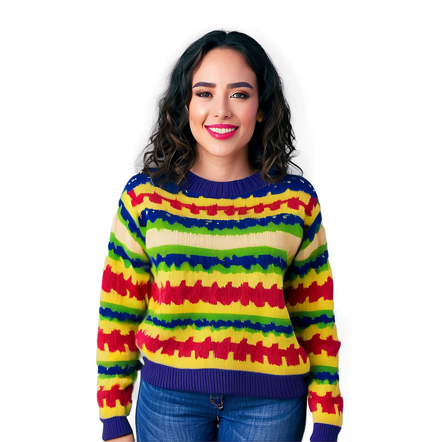 Colorful Sweater Patterns Png Qnj28 PNG Image