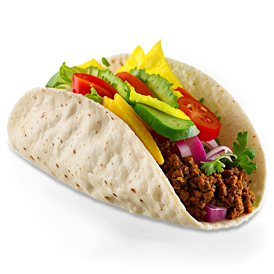 Colorful Taco Png Ixa PNG Image