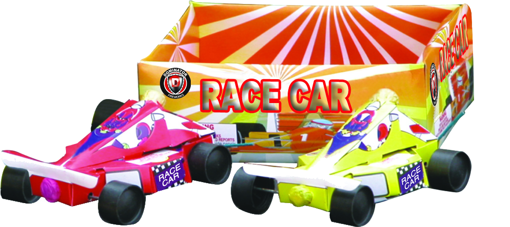 Colorful Toy Race Cars Packaging PNG Image